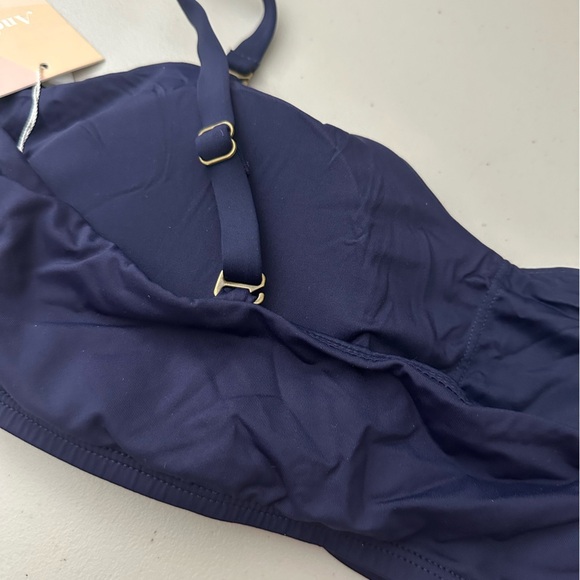 Andie Swim The Rio Top in Navy Size XXXL Bikini Removable Straps Convertible 3X - Picture 7 of 7